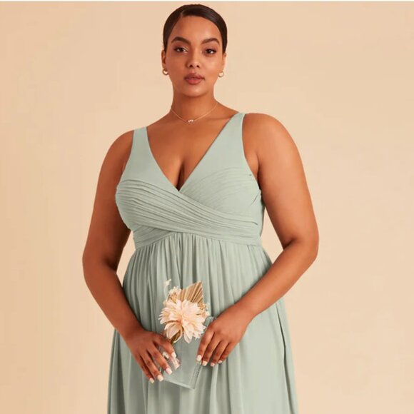 Birdy Grey - Size Large (unaltered) - Laurie Empire Dress - Sage - Picture 1 of 4